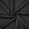 Gray-Black Poly-Wool Stripe Texture Stretch Knit Jacketing Fabric By the Yard
